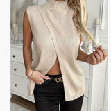 Krista™ - Lockeres Stricktop mit asymmetrischem Saum