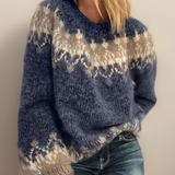 Isabelle | Eleganter Und Bequemer Jacquard-Pullover