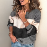 Lianni | Gemütlicher Gestreifter Luxus-Pullover