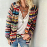 Kamille | Retro Farbiger Pullover