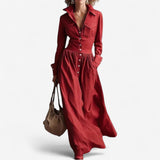 Janine™ Elegantes Knopfkleid