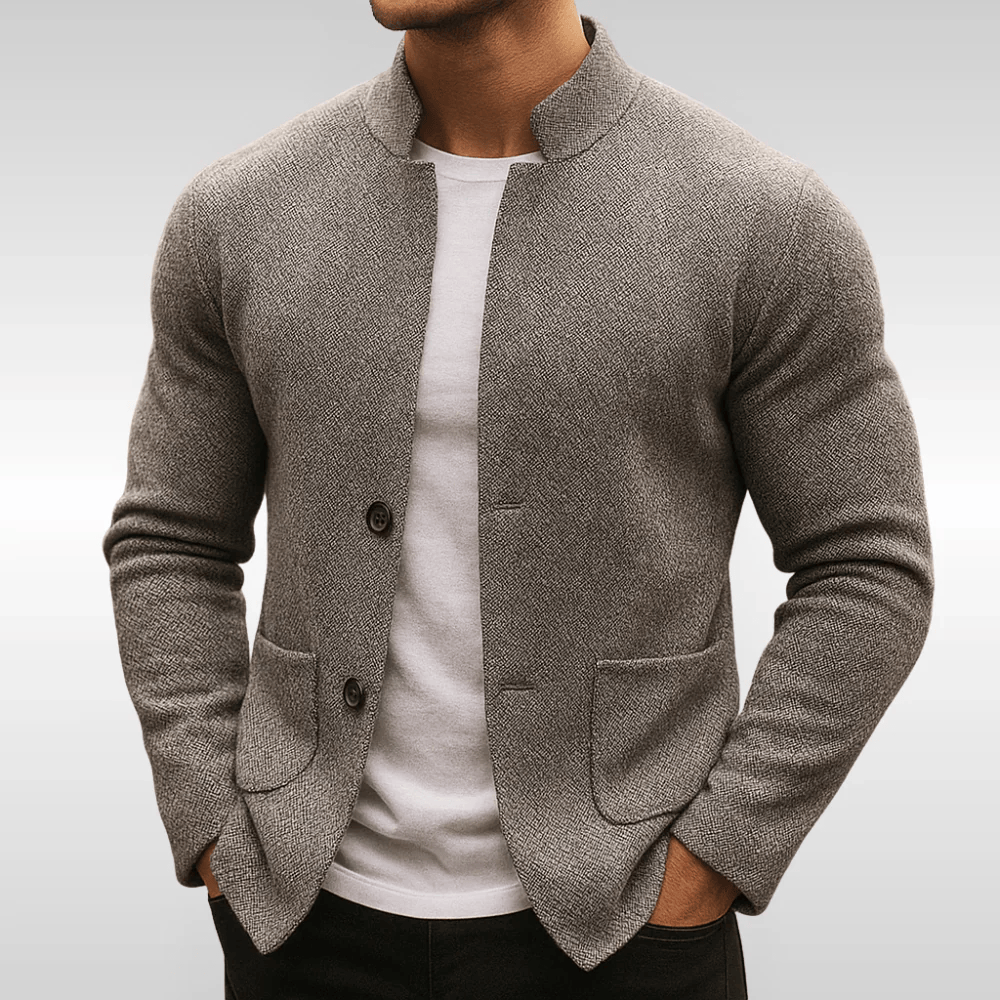 LAURENT MONACO | HERREN STRICKTEXTUR WESTE