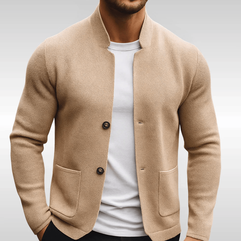 LAURENT MONACO | HERREN STRICKTEXTUR WESTE