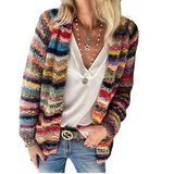 Kamille | Retro Farbiger Pullover