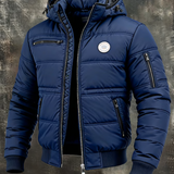 Herren Vintage Isolierte Outdoor-Jacke - Warm und Gepolstert