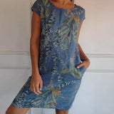Ysella - Lässiges Bedrucktes Kleid