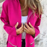 Olivia - Lange Strickjacke Mit Kapuze