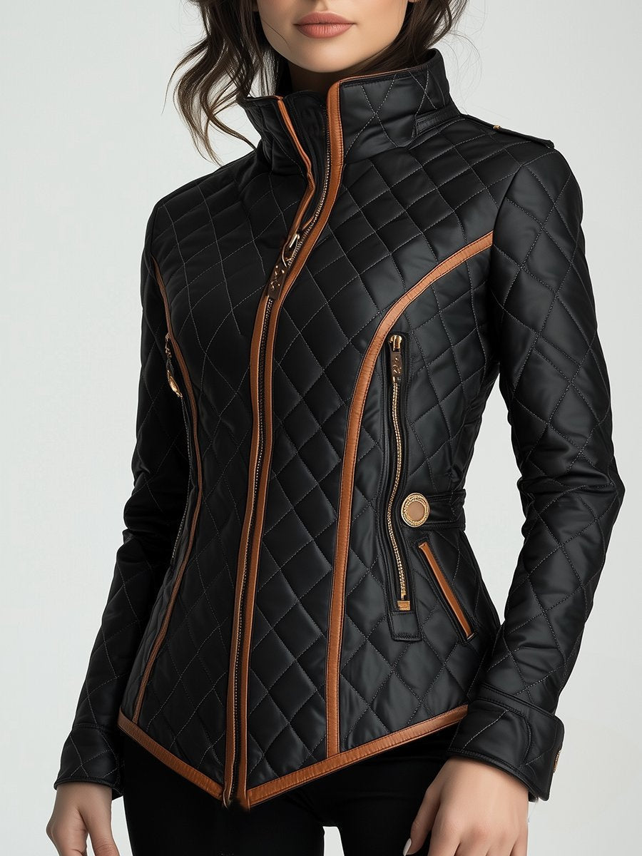 Lily™ - Diamantgesteppte, wattierte Jacke