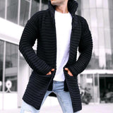 Mason | Herren Cardigan mit Stehkragen und Taschen