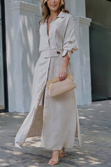 Arwen - Maxikleid mit V-Ausschnitt