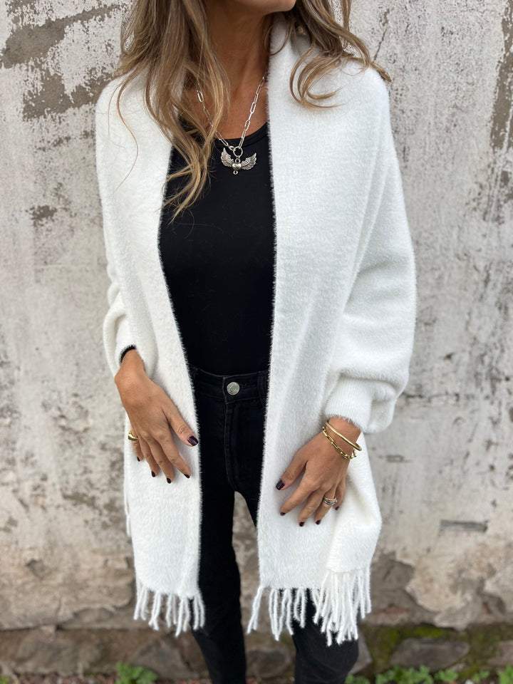 Hannah - Eleganter Langärmeliger Wickelpulli