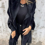 Hannah - Eleganter Langärmeliger Wickelpulli