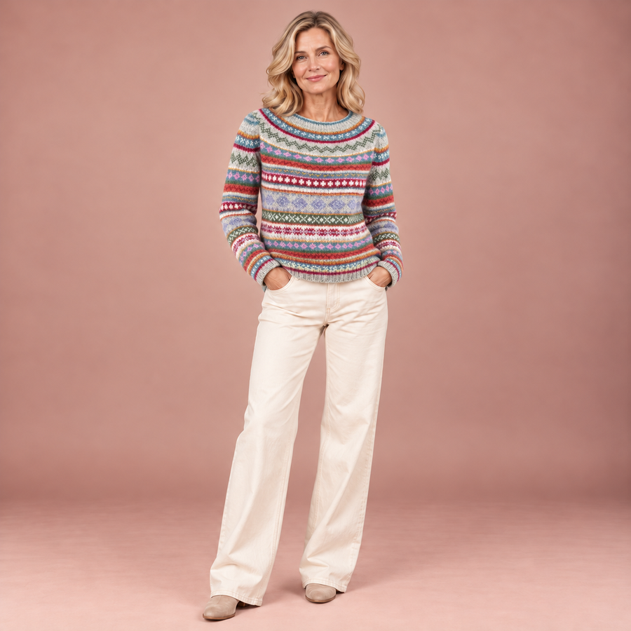 Keira | Vintage-Strickpullover