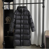 Phoebe - Luxe Longline Daunen Pufferjacke