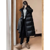 Phoebe - Luxe Longline Daunen Pufferjacke
