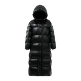 Phoebe - Luxe Longline Daunen Pufferjacke