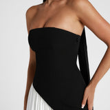 Damen Maxi Kleid mit Seitenschlitz