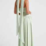 Damen Maxi Kleid mit Seitenschlitz