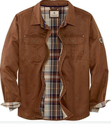 Herren Langarmjacke mit Knöpfen und Taschen