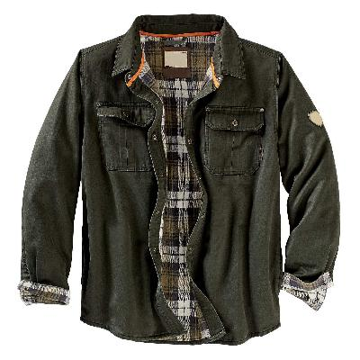 Herren Langarmjacke mit Knöpfen und Taschen