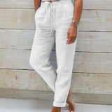 Jamie | Damen Hose mit Kordelzug und Taschen
