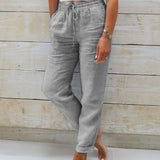 Jamie | Damen Hose mit Kordelzug und Taschen