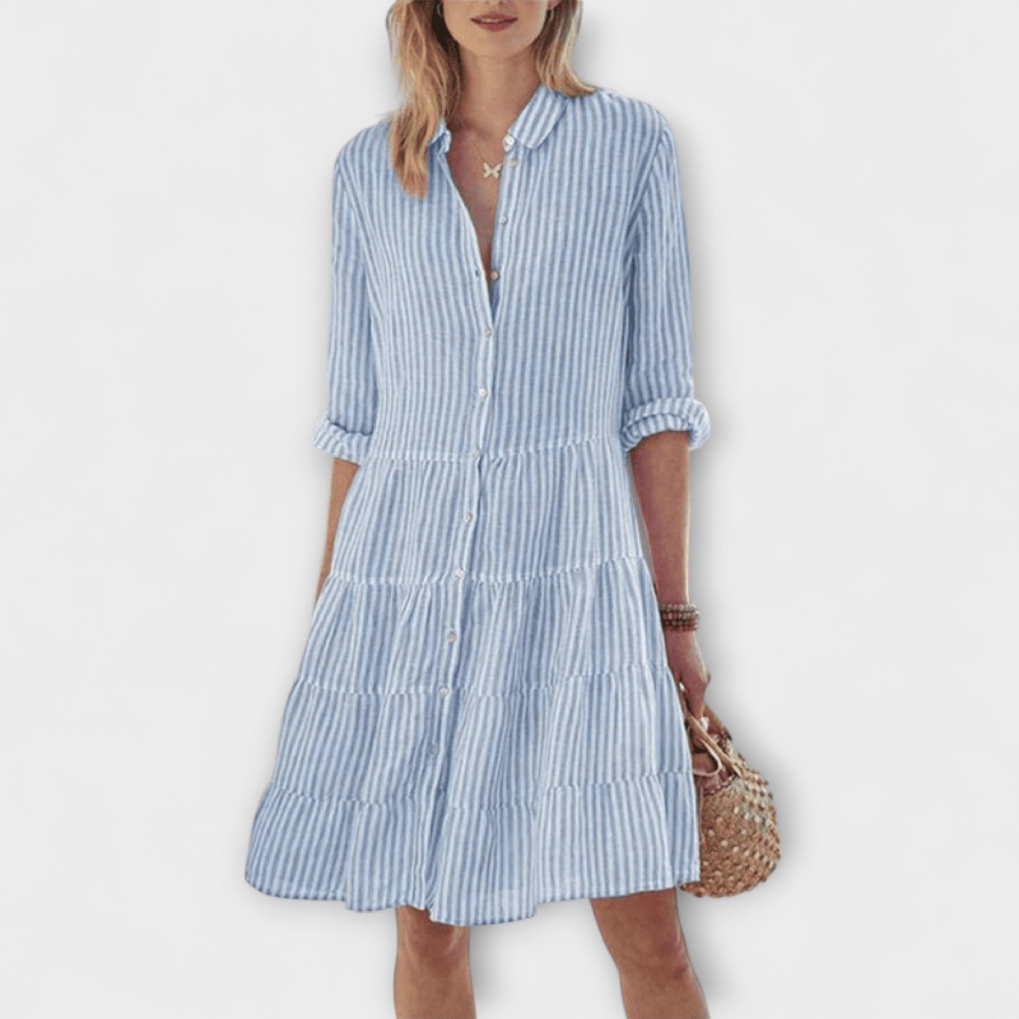 Nadie - Gestreiftes Luftiges Kleid