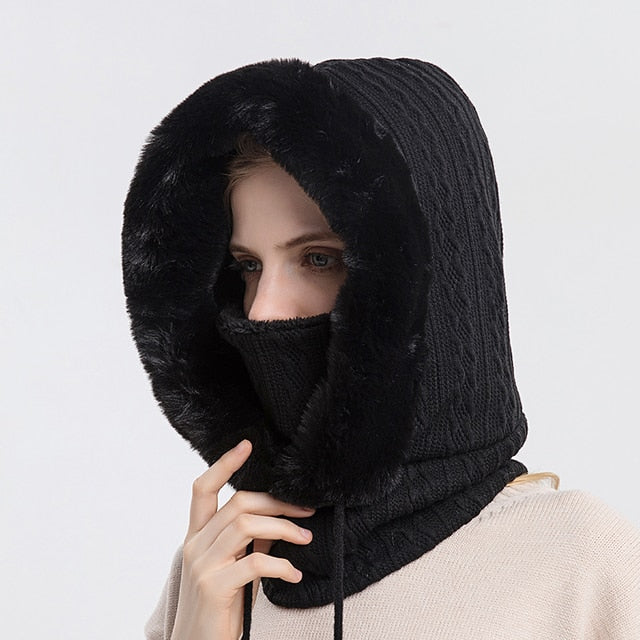Multifunktionaler Hoodie mit Kordelzug