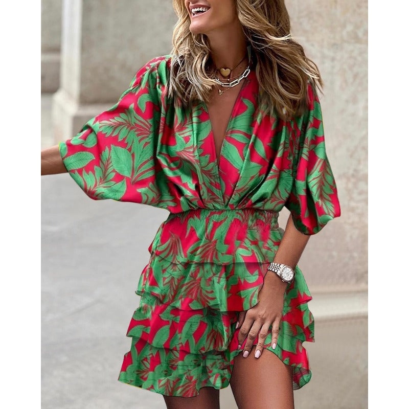 Francesca™ - Stylisches Druckkleid