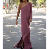 Zoe - Elegantes Und Leichtes One-shoulder-kleid