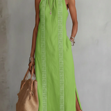 Jimena - Midi-Kleid mit stylischem Mao-Kragen