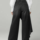 Stylische Damen High-Waisted Weitbein Jeans mit Relaxed Fit
