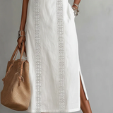 Jimena - Midi-Kleid mit stylischem Mao-Kragen