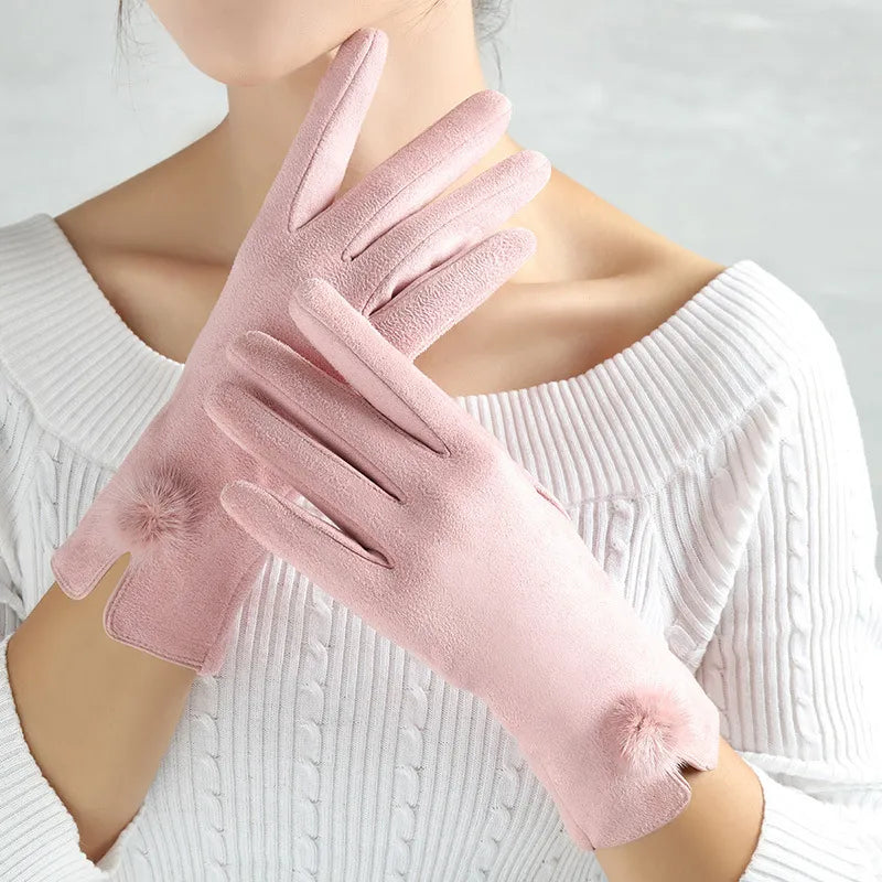 Damen Vintage Winterhandschuhe