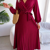 Naomi | Plissee Kleid Festlich