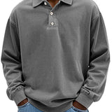 William™ - Vintage Langarm-Polo