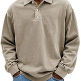 William™ - Vintage Langarm-Polo