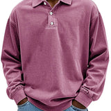William™ - Vintage Langarm-Polo