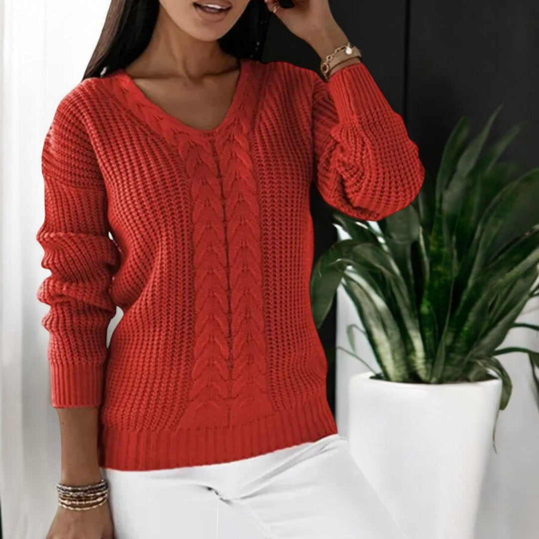 Elin - Klassischer Strickpullover