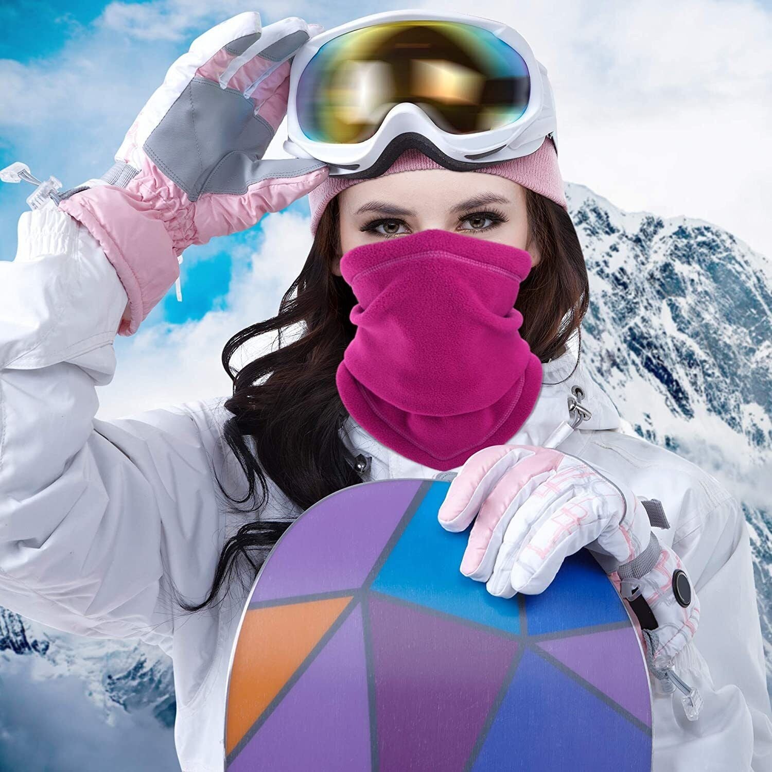 CozyGuard™ Thermo Halswärmer mit schützendem Bandana-Design