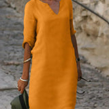 Josette™ - Elegantes Kleid mit V-Ausschnitt