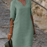 Josette™ - Elegantes Kleid mit V-Ausschnitt