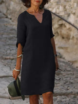 Josette™ - Elegantes Kleid mit V-Ausschnitt