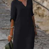 Josette™ - Elegantes Kleid mit V-Ausschnitt