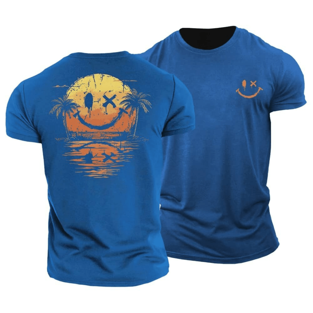 Eli™ - Sommer Smiley Meer T-Shirt