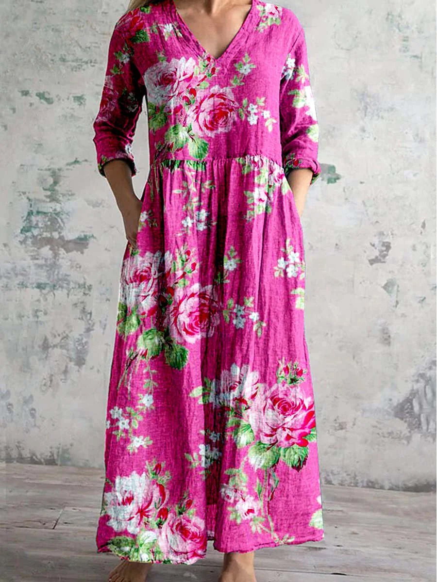 Rosaline - Bold Blossom Kleid