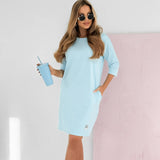 Mira | Kleid mit 3/4-Ärmeln und Taschen