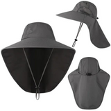 Damen UV-Schutz Sonnenhut mit Netz und Kordelzug – Freja