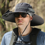 Sonnenenergie-Hut mit Ventilator und UV-Schutz