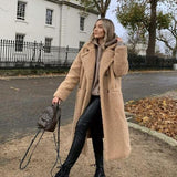 Zoe - Langer Teddymantel